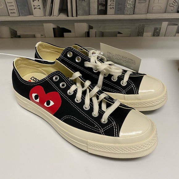 Converse X Commes des Garçon Sneakers Size 9 NWT and box - Picture 6 of 9